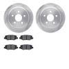 6402-42103 Brake Rotors with Ultimate-Duty Brake Pads, 2007-2018 Mopar, Position: Rear - image 1
