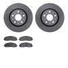 6402-42118 Brake Rotors with Ultimate-Duty Brake Pads, Fits Select Mopar, Position: Front - image 1