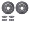 6402-42124 Brake Rotors with Ultimate-Duty Brake Pads, Fits Select Mopar, Position: Rear - image 1