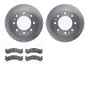 6402-46019 Brake Rotors with Ultimate-Duty Brake Pads, 2006-2011 GM, Position: Front - image 1