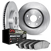 6402-47016 Brake Rotors with Ultimate-Duty Brake Pads, 1979-1981 GM, Position: Front - image 1