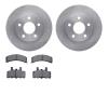 6402-47019 Brake Rotors with Ultimate-Duty Brake Pads, 1990-1993 GM, Position: Front - image 1