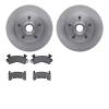 6402-47031 Brake Rotors with Ultimate-Duty Brake Pads, 1982-1995 GM, Position: Front - image 1
