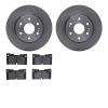 6402-47046 Brake Rotors with Ultimate-Duty Brake Pads, Fits Select GM, Position: Front - image 1