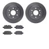 6402-47049 Brake Rotors with Ultimate-Duty Brake Pads, Fits Select GM, Position: Rear - image 1