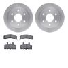 6402-48010 Brake Rotors with Ultimate-Duty Brake Pads, 1988-2000 GM, Position: Front - image 1