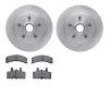 6402-48013 Brake Rotors with Ultimate-Duty Brake Pads, 1988-1994 GM, Position: Front - image 1