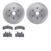 6402-48016 Brake Rotors with Ultimate-Duty Brake Pads, 1988-1996 GM, Position: Front - image 1