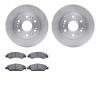 6402-48101 Brake Rotors with Ultimate-Duty Brake Pads, 2005-2020 GM, Position: Front - image 1