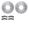 6402-48106 Brake Rotors with Ultimate-Duty Brake Pads, 2001-2020 GM, Position: Front - image 1