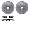 6402-54004 Brake Rotors with Ultimate-Duty Brake Pads, 1974-1979 Ford/Lincoln/Mercury/Mazda, Position: Front - image 1