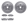 6402-54007 Brake Rotors with Ultimate-Duty Brake Pads, 1974-1980 Ford/Lincoln/Mercury/Mazda, Position: Front - image 1