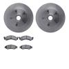 6402-54014 Brake Rotors with Ultimate-Duty Brake Pads, 1986-1993 Ford/Lincoln/Mercury/Mazda, Position: Front - image 1