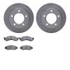 6402-54026 Brake Rotors with Ultimate-Duty Brake Pads, 1986-1993 Ford/Lincoln/Mercury/Mazda, Position: Front - image 1
