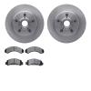 6402-54059 Brake Rotors with Ultimate-Duty Brake Pads, 1991-1994 Ford/Lincoln/Mercury/Mazda, Position: Front - image 1