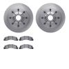 6402-54224 Brake Rotors with Ultimate-Duty Brake Pads, 2003-2005 Ford/Lincoln/Mercury/Mazda, Position: Front