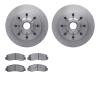 6402-54257 Brake Rotors with Ultimate-Duty Brake Pads, 2005-2007 Ford/Lincoln/Mercury/Mazda, Position: Front - image 1