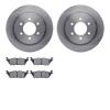 6402-54332 Brake Rotors with Ultimate-Duty Brake Pads, 2018-2021 Ford/Lincoln/Mercury/Mazda, Position: Rear - image 1
