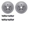 6402-66008 Brake Rotors with Ultimate-Duty Brake Pads, 1982-1983 GM, Position: Front - image 1