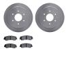 6402-67028 Brake Rotors with Ultimate-Duty Brake Pads, Fits Select Infiniti/Nissan, Position: Rear - image 1