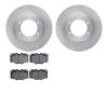 6402-76016 Brake Rotors with Ultimate-Duty Brake Pads, 1986-1988 Lexus/Toyota/Scion, Position: Front - image 1