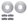 6402-76028 Brake Rotors with Ultimate-Duty Brake Pads, 1993-1997 Lexus/Toyota/Scion, Position: Rear - image 1