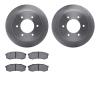 6402-92001 Brake Rotors with Ultimate-Duty Brake Pads, 2015-2017 Mitsubishi, Position: Rear - image 1