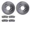 6402-92007 Brake Rotors with Ultimate-Duty Brake Pads, 2008-2014 Mitsubishi, Position: Rear - image 1