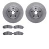 6402-92010 Brake Rotors with Ultimate-Duty Brake Pads, 2006-2012 Ford/Lincoln/Mercury/Mazda, Position: Front - image 1