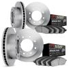 6404-48025 Brake Rotors with Ultimate-Duty Brake Pads, 1999-2013 GM, Position: Front and Rear - image 1