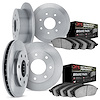6404-54018 Brake Rotors with Ultimate-Duty Brake Pads, 1997-2004 Ford/Lincoln/Mercury/Mazda, Position: Front and Rear - image 1