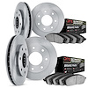 6404-54108 Brake Rotors with Ultimate-Duty Brake Pads, 2009-2009 Ford/Lincoln/Mercury/Mazda, Position: Front and Rear - image 1