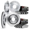 6404-67010 Brake Rotors with Ultimate-Duty Brake Pads, 2005-2007 Infiniti/Nissan, Position: Front and Rear - image 1