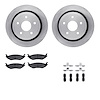 6412-40031 Brake Rotors with Ultimate-Duty Brake Pads Kit & Hardware, 2002-2018 Mopar, Position: Rear - image 1