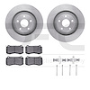 6412-42007 Brake Rotors with Ultimate-Duty Brake Pads Kit & Hardware, 2006-2010 Mopar, Position: Front - image 1