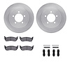 6412-54192 Brake Rotors with Ultimate-Duty Brake Pads Kit & Hardware, 2006-2010 Ford/Lincoln/Mercury/Mazda, Position: Rear - image 1