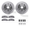 6412-54293 Brake Rotors with Ultimate-Duty Brake Pads Kit & Hardware, Fits Select Ford/Lincoln/Mercury/Mazda, Position: Front - image 1