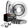 6412-76013 Brake Rotors with Ultimate-Duty Brake Pads Kit & Hardware, 1981-1989 Lexus/Toyota/Scion, Position: Front - image 2