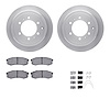 6412-76025 Brake Rotors with Ultimate-Duty Brake Pads Kit & Hardware, 1993-1997 Lexus/Toyota/Scion, Position: Rear - image 1
