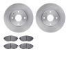 6502-01047 Brake Rotors w/5000 Advanced Brake Pads Kit, 2004-2009 Multiple Makes/Models, Position: Front - image 1