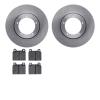 6502-02028 Brake Rotors w/5000 Advanced Brake Pads Kit, 1976-1976 Porsche, Position: Front - image 1