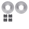 6502-02041 Brake Rotors w/5000 Advanced Brake Pads Kit, 1969-1977 Porsche, Position: Front - image 1