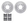 6502-02051 Brake Rotors w/5000 Advanced Brake Pads Kit, 1969-1983 Porsche, Position: Rear - image 1