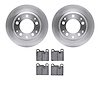 6502-02086 Brake Rotors w/5000 Advanced Brake Pads Kit, 1984-1989 Porsche, Position: Rear - image 1
