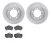 6502-02109 Brake Rotors w/5000 Advanced Brake Pads Kit, 1997-2004 Porsche, Position: Rear - image 1