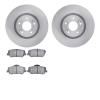 6502-03117 Brake Rotors w/5000 Advanced Brake Pads Kit, 2011-2015 Kia/Hyundai/Genesis, Position: Front - image 1
