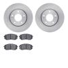 6502-03196 Brake Rotors w/5000 Advanced Brake Pads Kit, 2011-2012 Kia/Hyundai/Genesis, Position: Front - image 1