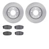 6502-03197 Brake Rotors w/5000 Advanced Brake Pads Kit, 2009-2012 Kia/Hyundai/Genesis, Position: Front - image 1