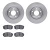 6502-03234 Brake Rotors w/5000 Advanced Brake Pads Kit, 2010-2016 Kia/Hyundai/Genesis, Position: Front - image 1