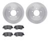 6502-03258 Brake Rotors w/5000 Advanced Brake Pads Kit, 2007-2009 Kia/Hyundai/Genesis, Position: Rear - image 1